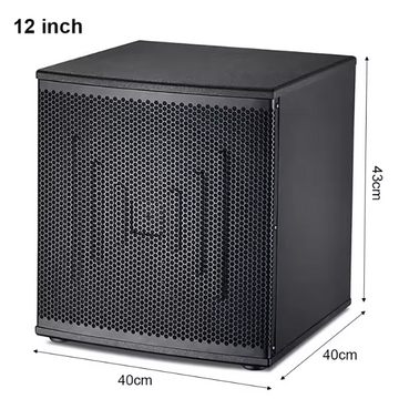 12 Inch Active Speaker 300/400W Subwoofer High Power Sound Box 15-200Hz Audio for Home Theater Sound System Karaoke DJ Studio