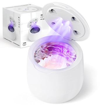 Ultrasonic Retainer Cleaner, 42kHz Professional Dental Cleaner for Dentures, Aligners, Mouth Guards, and Jewelry- 200ML Denture Cleaner