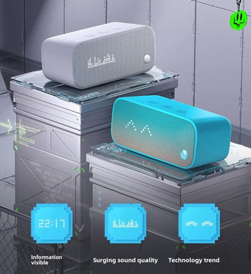 Smart WiFi Speaker Language Speaker New Bluetooth Speaker Voice Control Clock Children's Early Education Machine